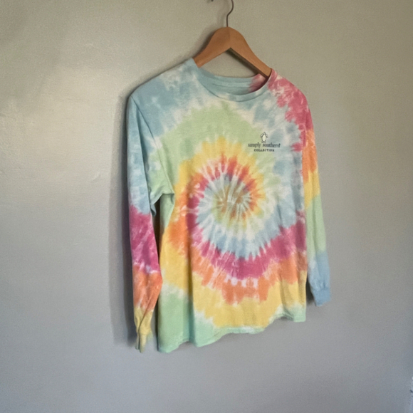 Simply Southern Tie-Dye T-Shirt Kids Large - Picture 5 of 10